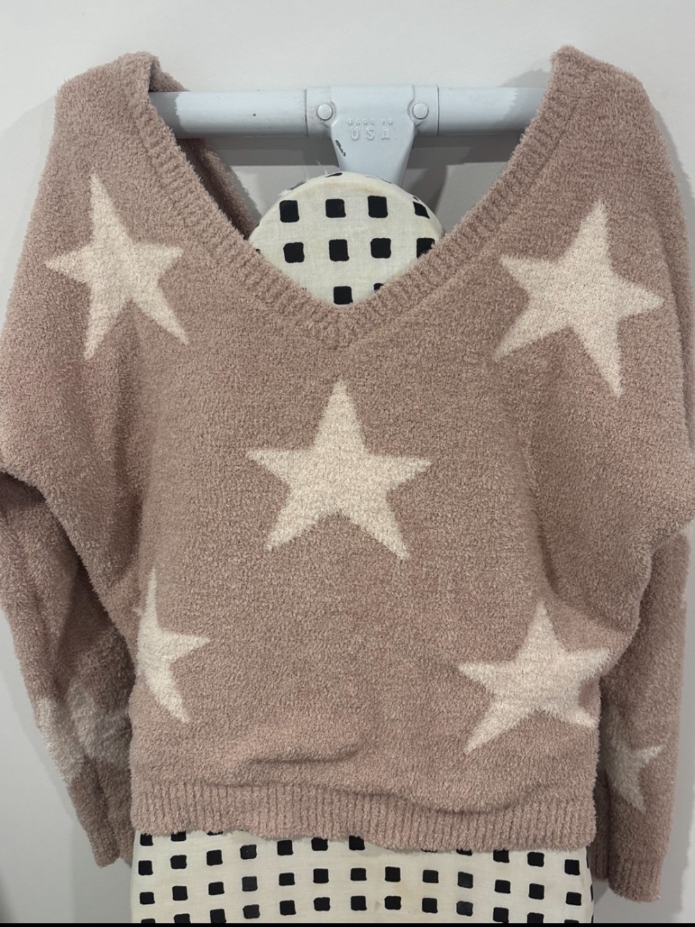 Cozy Star V-Neck Sweater
